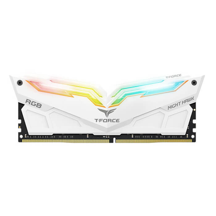 TeamGroup Night Hawk RGB 16GB DDR4 3000MHz 8GBx2 ( For LED ) - Trắng