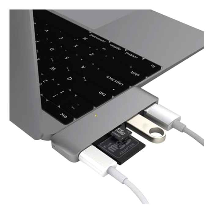Cổng chuyển HyperDrive  5-in-1 USB-C Hub for MacBook, PC & Devices (GN21B)