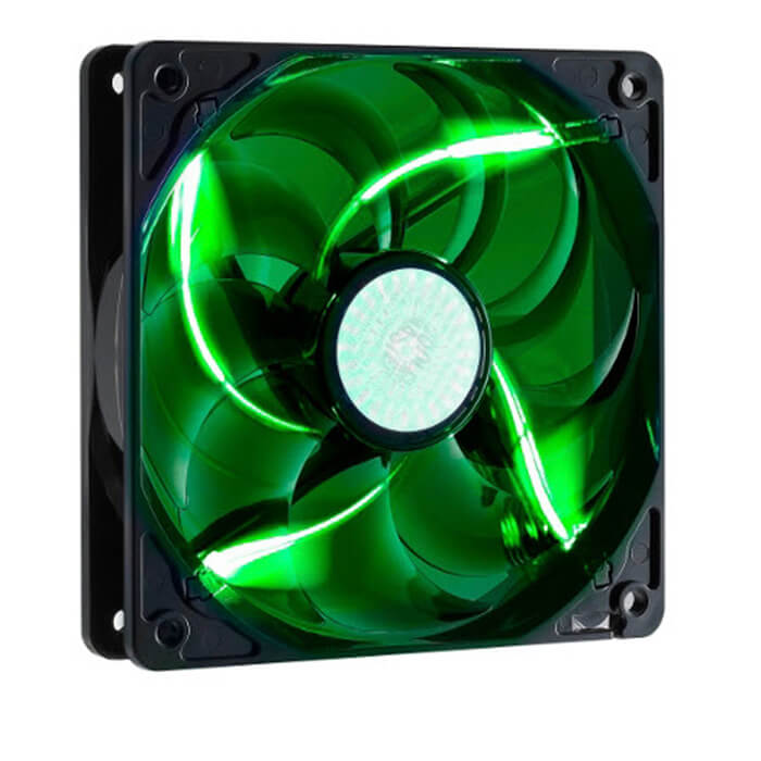 Cooler Master Green LED Silent Fan 120mm
