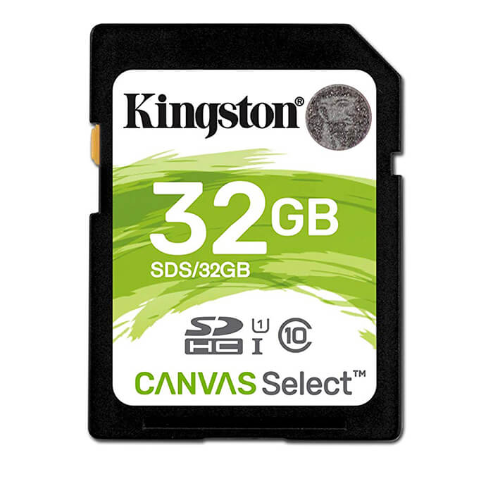 Thẻ nhớ Kingston 32GB SDHC Canvas Select 80R CL10 UHS-I SDS/32GB