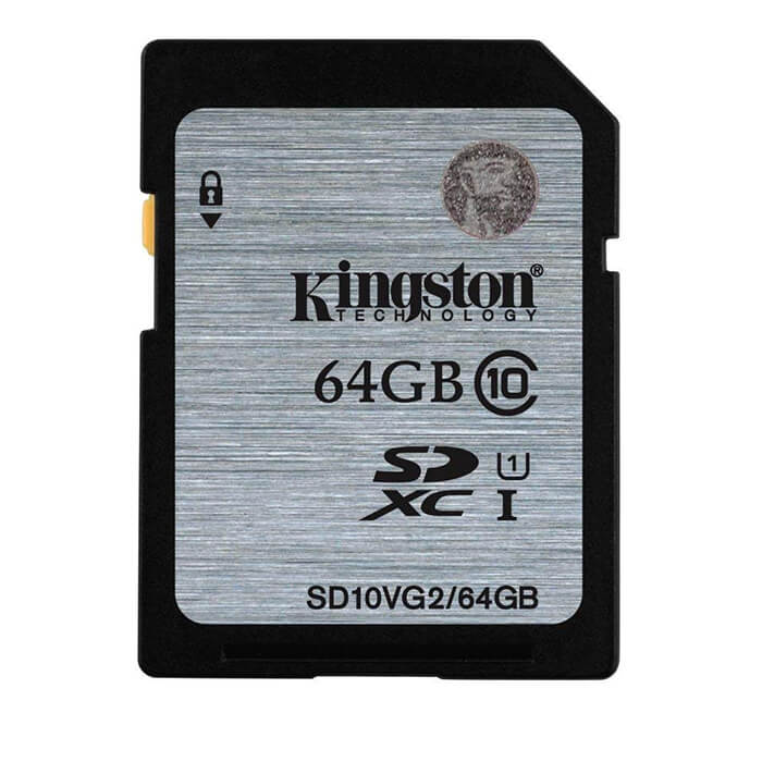 Thẻ nhớ Kingston 64GB SDHC Class 10 UHS-I 45MB/s SD10VG2/64GBFR