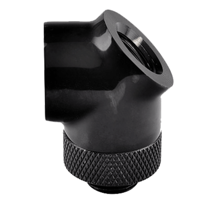 Pacific G1/4 45 Degree Adapter - Black/DIY LCS/Fitting