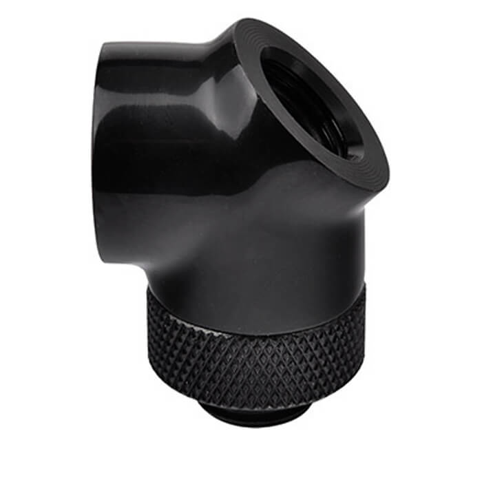 Pacific G1/4 45 & 90 Degree Adapter (Black)