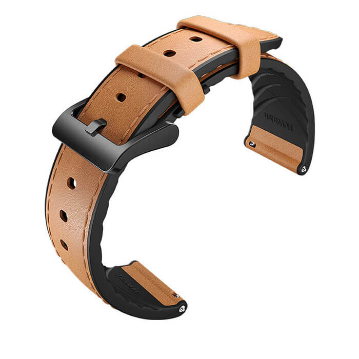 TicWatch Pro Hybrid Leather Strap - Brown