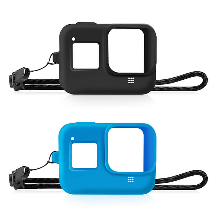 Case Silicone for GoPro Hero 8 Sleeve Cases + Lanyard