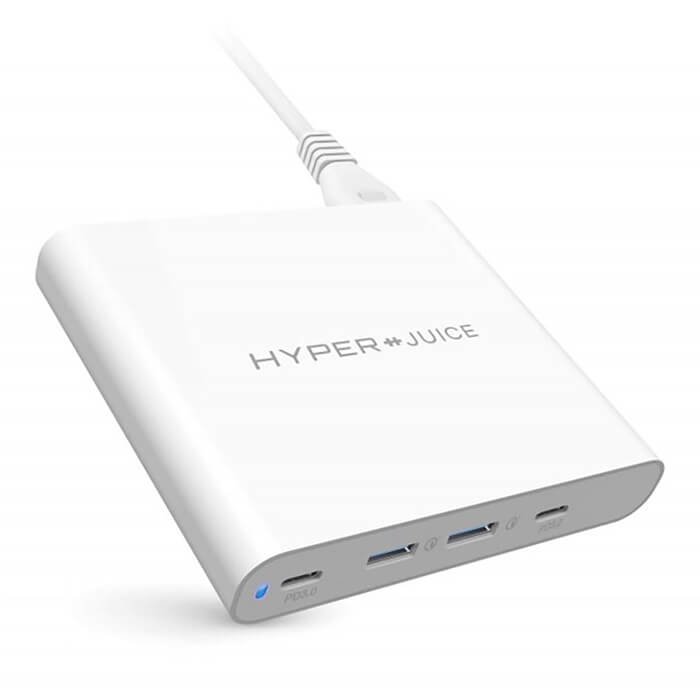 HyperJuice 87W Dual USB-C/USB A for MacBook