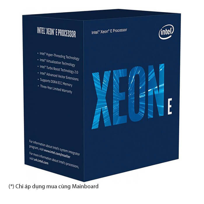 Intel Xeon E-2224 - 4C/4T 8MB Cache 3.40 GHz Upto 4.60 GHz