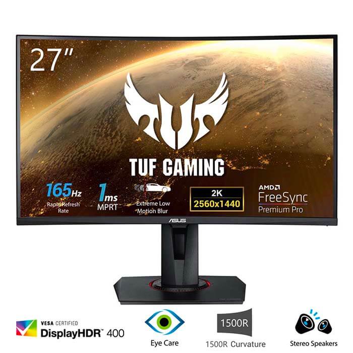 ASUS TUF Gaming VG27WQ 27in cong 2K HDR400 165Hz