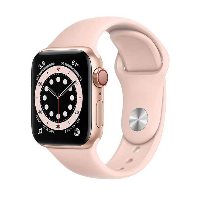Apple Watch Series 6 Gold Aluminum, Pink Sand Sport, LTE 40mm