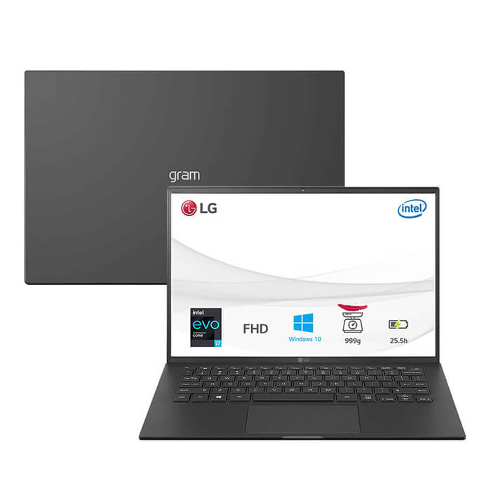 LG Gram 2021 14in - i7-1165G7 | 16GB | 512GB SSD | Black Win10