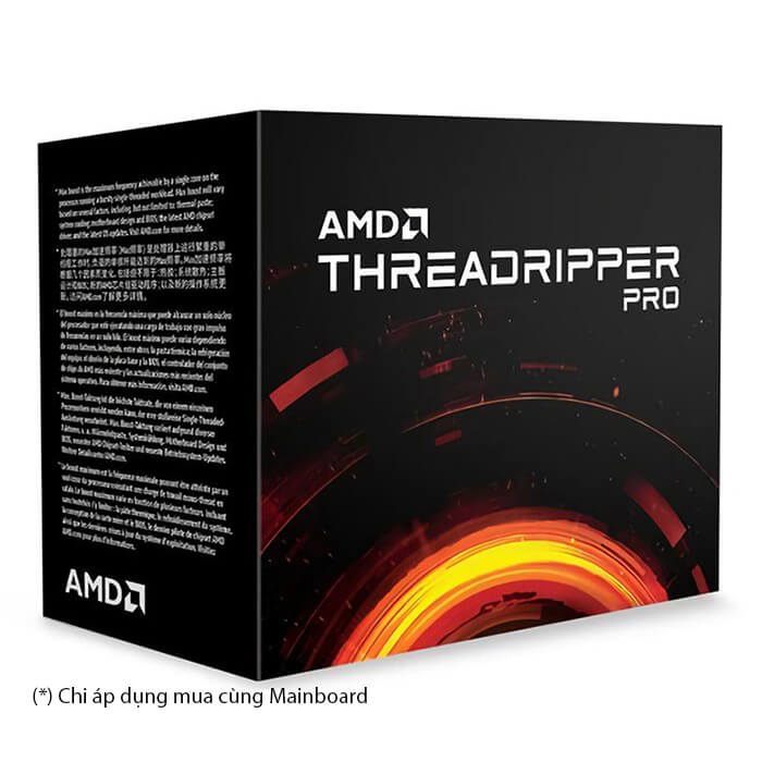 AMD Ryzen Threadripper PRO 3955WX - 16C/32T 64MB Cache 3.9GHz Up to 4.3GHz