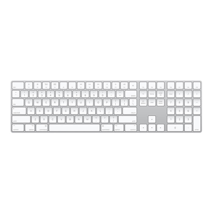 Bàn phím Apple Magic Wireless Keyboard with Numeric Keypad - Silver