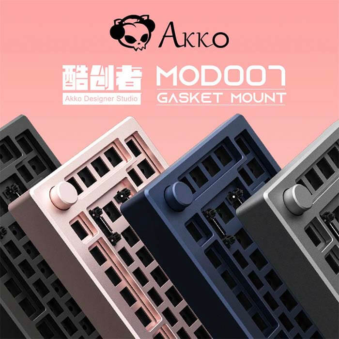 AKKO Designer Studio MOD007 - Hotswap 5 pin, Gasket Mount