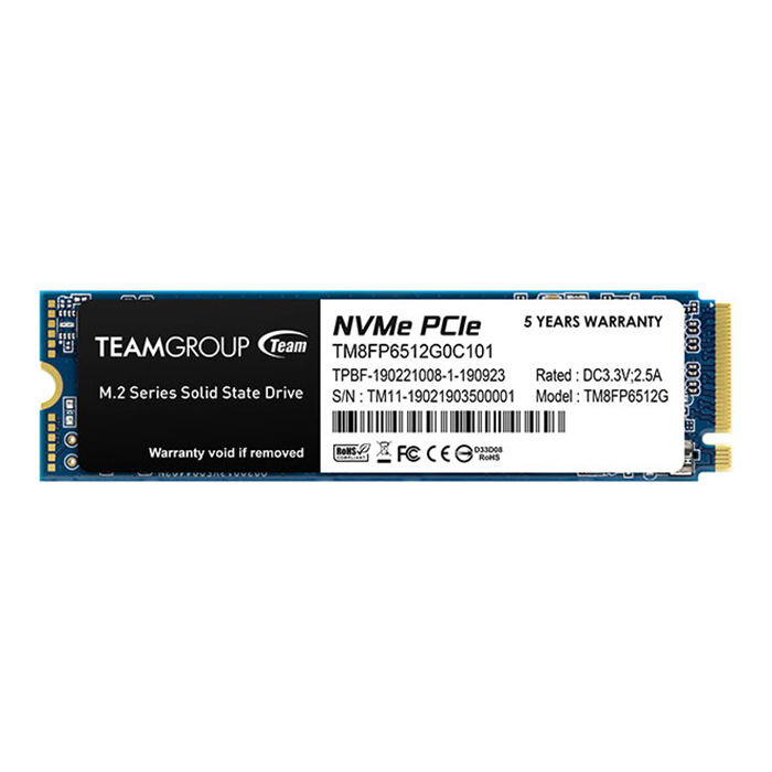 TeamGroup MP33 M.2 PCIe Gen3x4 SSD 512GB