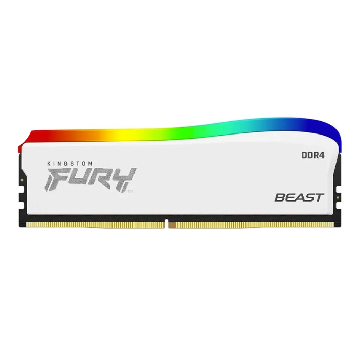 Kingston Fury 8GB 3600MHz DDR4 CL17 DIMM FURY Beast RGB White SE