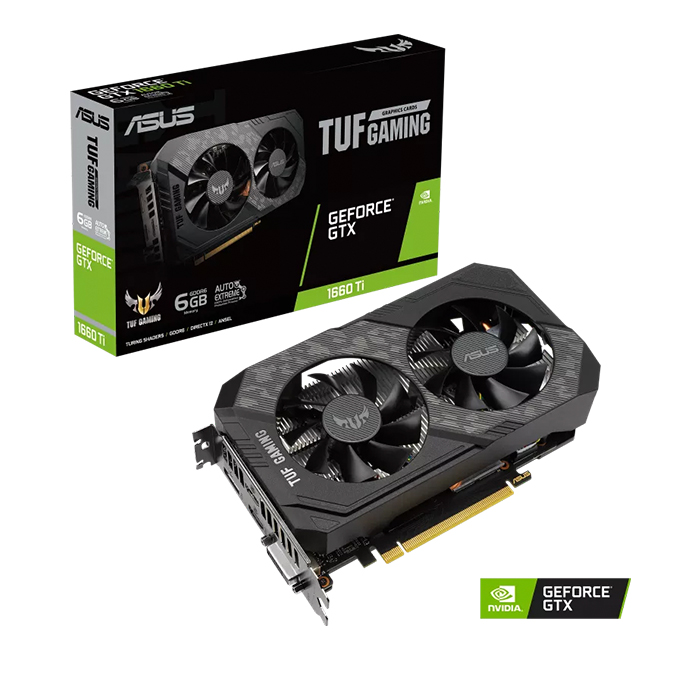 ASUS TUF Gaming GeForce® GTX 1660 Ti EVO 6GB GDDR6