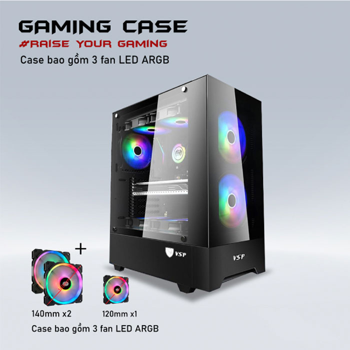 Case Gaming VSP HQ50 - 3 Fan